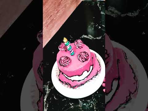 كيكه رسوم كرتونيه كعكه الرسوم المتحركه  تورته احلى الاكلات مع سحر طورطة سهلة