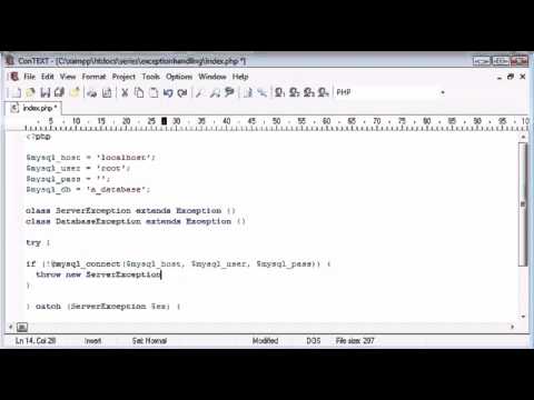 Beginner PHP Tutorial   187   Custom Exceptions   YouTube