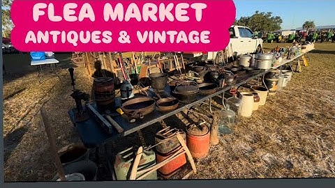 DIT IS DE REDEN WAAROM IK VAN ANTIEKVROOIENMARKTEN HOU / ANTIEK OP DE LAKE PARK GA TRACTOR SHOW V...