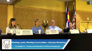 Denver Workshop: Forestry and Restoration Workforce Development