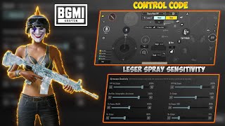 New 🤩Zero Recoil Sensitivity Leser + Control Code ⚡ Iphone 13 Pro Max Pubg Sensitivity Setting