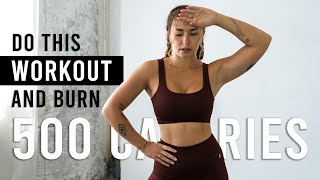 BURN 500 CALORIES With This 45 Minute Full Body Cardio Workout | HIIT Workout At Home