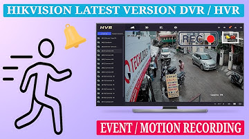 How to Configure Motion Detection Recording on the Latest Version of Hikvision HVR or DVR