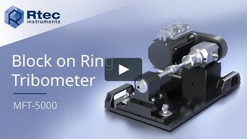 Block on Ring Tribometer