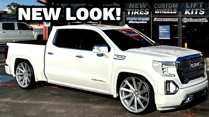 NEW WHEELS ON MY 21 SIERRA!