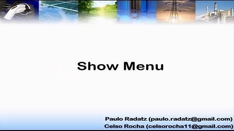 15- Show Menu