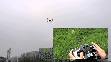 Multiwii acrobatic flight realized by code first outdoor try to be continued