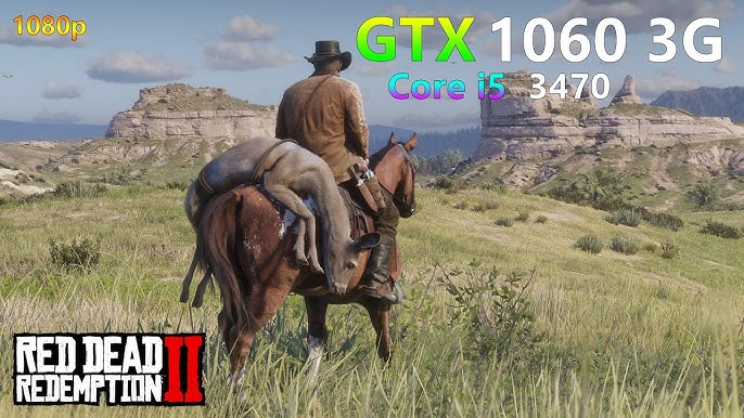 Red Dead Redemption 2 - GTX 1060 3GB GDDR5 Gameplay em 1080p e 900p Alto / Médio 30 FPS