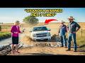 Karen Kept Parking Her SUV on Our Ranch — So Grandpa Hooked It to the Tractor and Let It Swim!