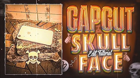 Skull Face Edit In Capcut Tutorial || Capcut Skull Face Edit || DarkJen