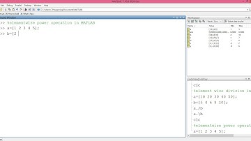 28-Element wise power operation in matlab