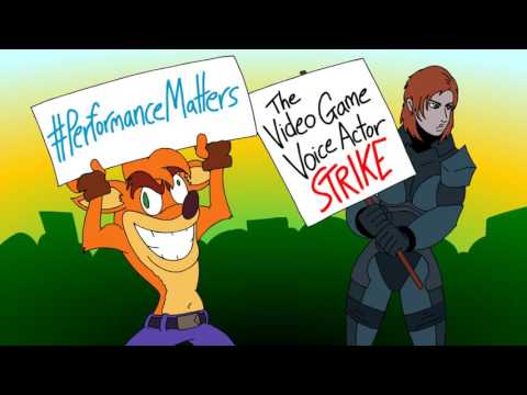 #PerformanceMatters: The Video Game Voice Actor STRIKE - Kirblog 10/29/16