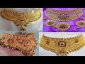 Latest gold chokers designs with weight and price  gold neck set designsgold chokers designs