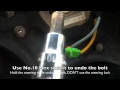 Mercedes Sprinter W906 steering wheel remove