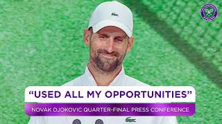 Novak Djokovic on his five-hour epic | Quarter-Finals Press Conference | Wimbledon 2026