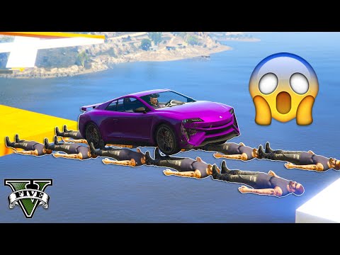 GTA V Online: A PONTE HUMANA com o CARRO IMORGON!!