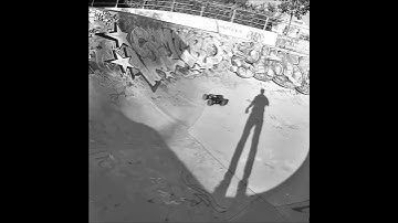 2040 RC - Arrma Notorious bashing in black & white 😜 #shorts #freestyle #skatepark #onboard #stunt
