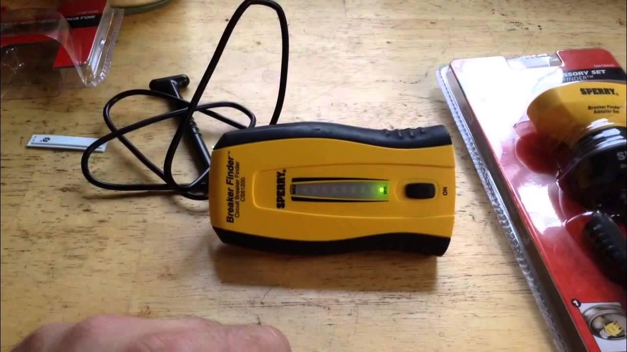 Sperry Instruments Breaker Finder Circuit Breaker Locator CS61200 YouTube