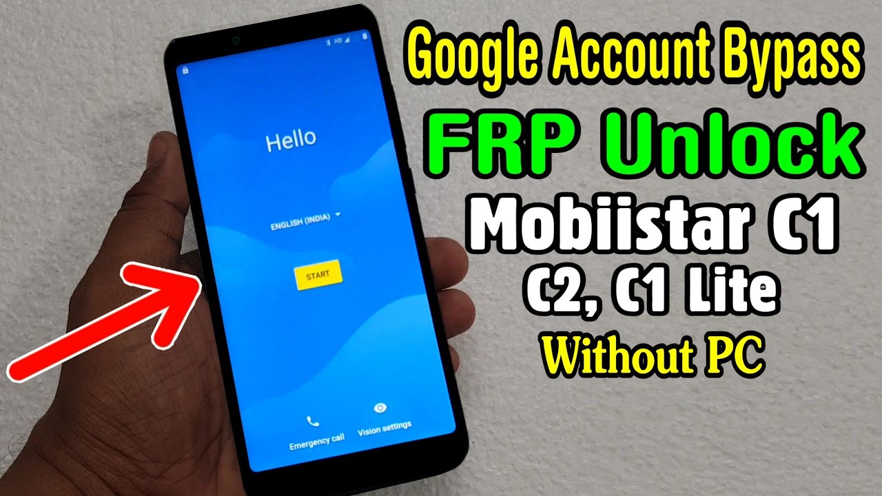 Mobiistar C1, C2, C1 Lite FRP Unlock or Google Account