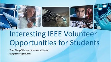 Interesting IEEE volunteering opportunities for students
