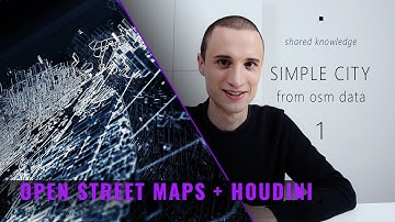 SIMPLE CITY WITH OPEN STREET MAP + HOUDINI