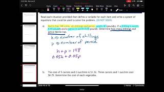 Systems of Equations Applications, Examples 4-5 (MAT021)