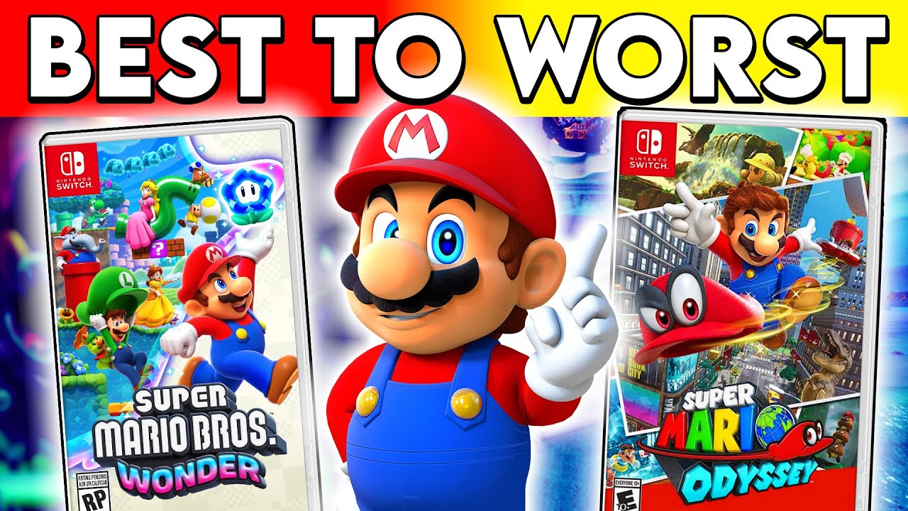 Ranking EVERY Single Mario Game On Switch! (2022 Edition) 