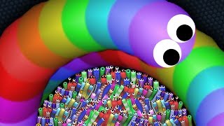 Slither.io 1 Troll Hacker Snake vs 91719 Snakes Epic Slitherio Gameplay
