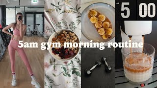 MY *5AM* GYM MORNING ROUTINE 2024 // realistic & productive // by Justcallmeflora 11,728 views 4 months ago 12 minutes, 42 seconds