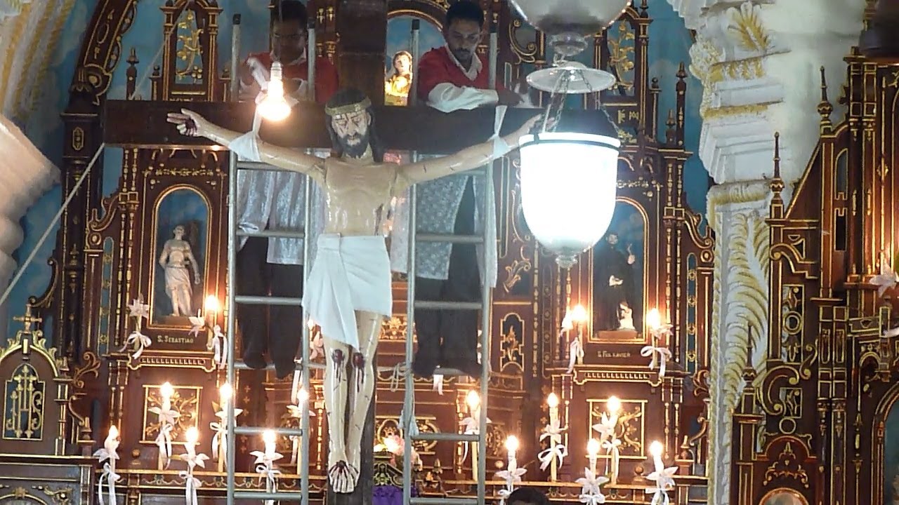 Good Friday at Bastora Church, Goa