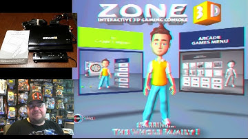 Zone Interactive 3D Gaming Console part 1: Arcade Games #1-10 brief game play