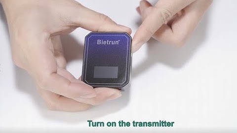 Bietrun DSLR Wireless Microphone, Portable UHF Wireless Lavalier Microphone System