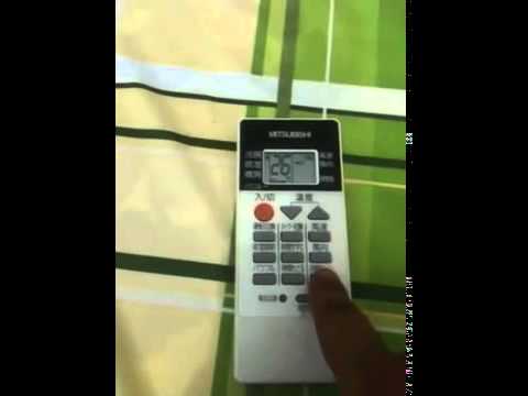 Video Huong dan su dung remote may lanh Mitsubishi - youtube