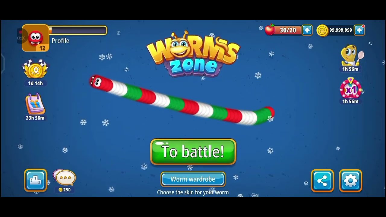 Worms Zone io Biggest Snake New Record 2025| Saamp Wala Game oggy jack 