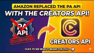 Amazon Replaced the PA API with the Creators API
