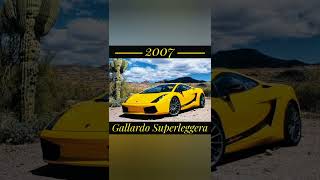 Evolution of Lamborghini Gallardo (top 5 variants) #lamborghini #cars #viral #shorts