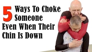 When you attack with a choke your opponent will often try to block ...
