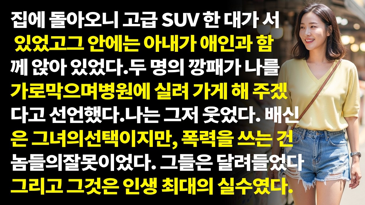😱⚖️외도한 아내는 이혼을 원했다 —하지만 내가 들어서는 순간, 그녀의 변호사는 충격에 얼어붙었다