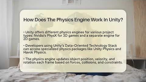 How Does The Physics Engine Work In Unity? - Video Gamers Vault