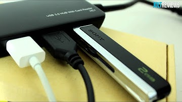 EasyAcc 3 Port USB 3.0 Hub with TF + SD Card Reader [Review]