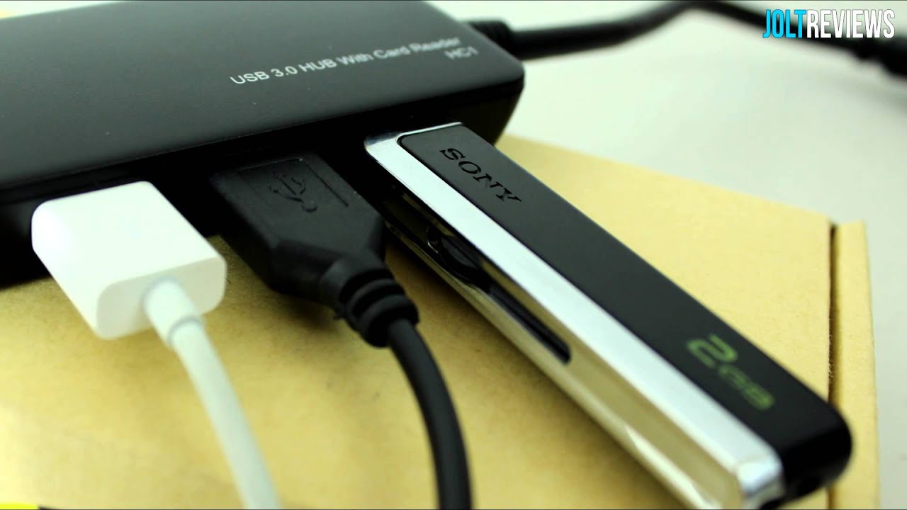 EasyAcc 3 Port USB 3.0 Hub with TF + SD Card Reader [Review]