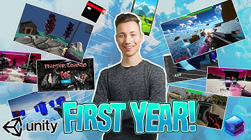 My FIRST YEAR of UNITY game development!