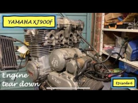 Yamaha XJ900f Ep5 - Engine teardown pt5 (Gear mechanism, sump, oil