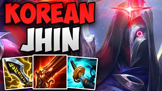 KOREAN CHALLENGER ADC CARRIES WITH JHIN! | CHALLENGER JHIN ADC GAMEPLAY | Patch 14.8 S14