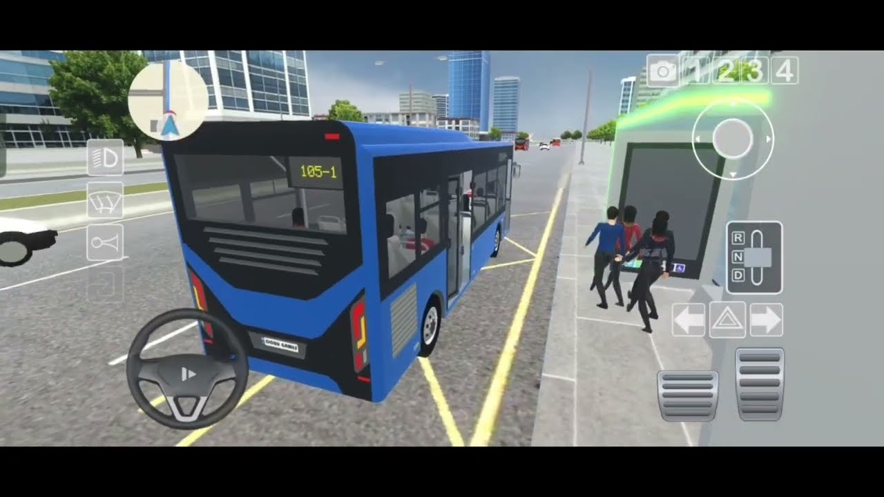 City Bus Simulator 2 Driving Gameplay Walkthrough (iOS, Android) - Part 1