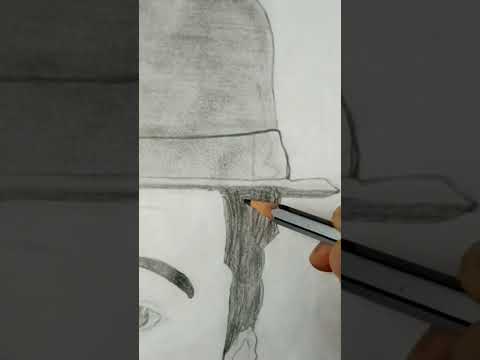 Charlie Chaplin Drawing💕💕💞💞