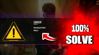 Fixed Download Failed Retry Error Problem In Free Fire Max// Free Fire Error Problem Solve Resimi