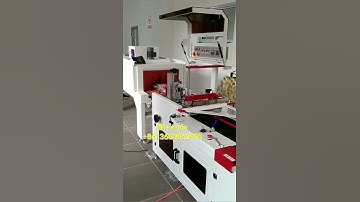 Fully Electric Servo Driven Automatic L Sealer Shrink Wrapping Machine Box Packing Full Wrap POF PE