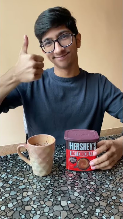 Trying out the Hershey’s Hot Chocolate mix🍫☕️