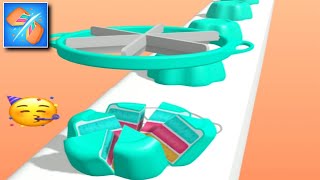 Yummy Slicer 🥯🗡️ 🍮 Max level Gameplay android iOS levels 4-6 screenshot 5